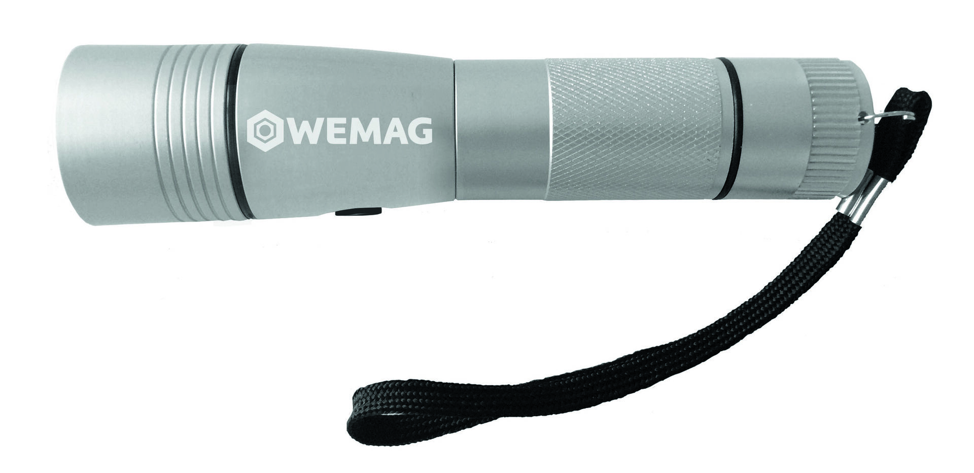 WEMAG Taschenlampe LED 140x30x30mm 120 Lumen 170g mit 3 Batterien AAA