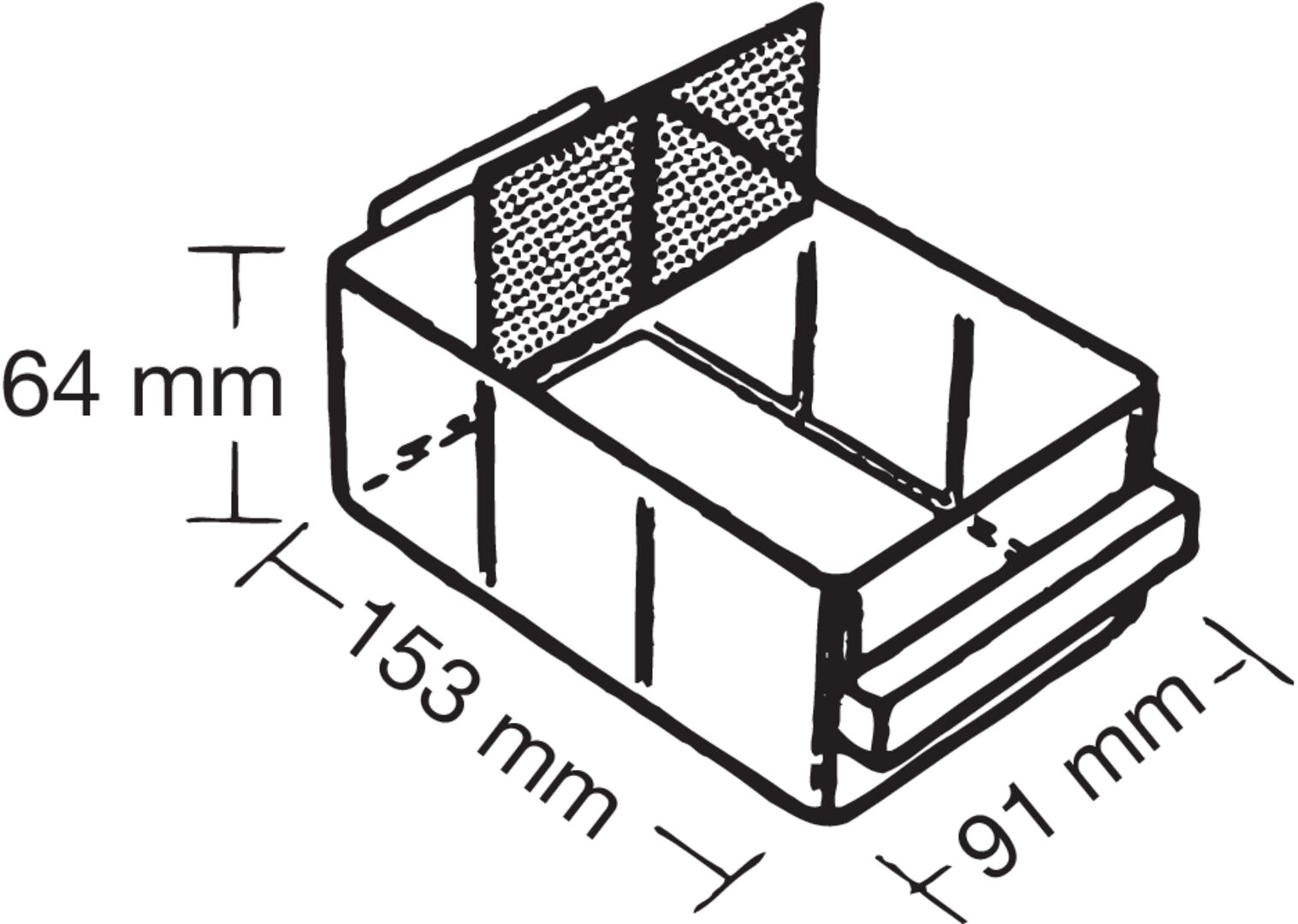 RAACO Etiketten Set a 24 Stk. für Schublade Typ C