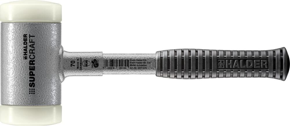 HALDER Schonhammer Stahlrohr 70mm rückschlagfrei