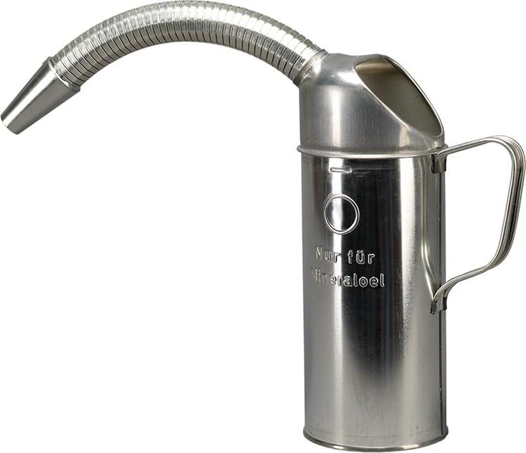 PRESSOL Messbecher Weissblech 1,0l flexibler Ausguss