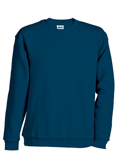 JAMES & NICHOLSON JN Round-Sweat Heavy JN040 80%BW/20%PES navy Größe XL