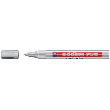 EDDING Lackmarker 750 4-750054 2-4mm Rundspitze permanent silber
