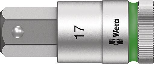 WERA Schraubendrehereinsatz 1/2" 17x60mm sechskant Haltefunktion