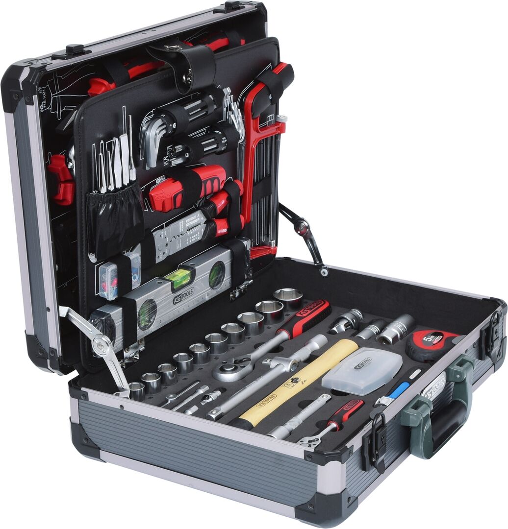 KS TOOLS Universal Werkzeug Set 1/4" + 1/2" 127-teilig im Koffer