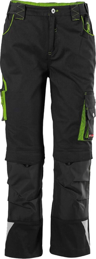 FORTIS Kids Bundhose 24 schwarz/lime Gr. 110-116