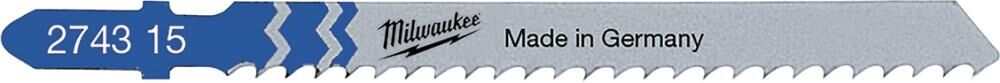 MILWAUKEE Stichsägeblatt T127D Metall 75x 3mm für Schnitte in Alu