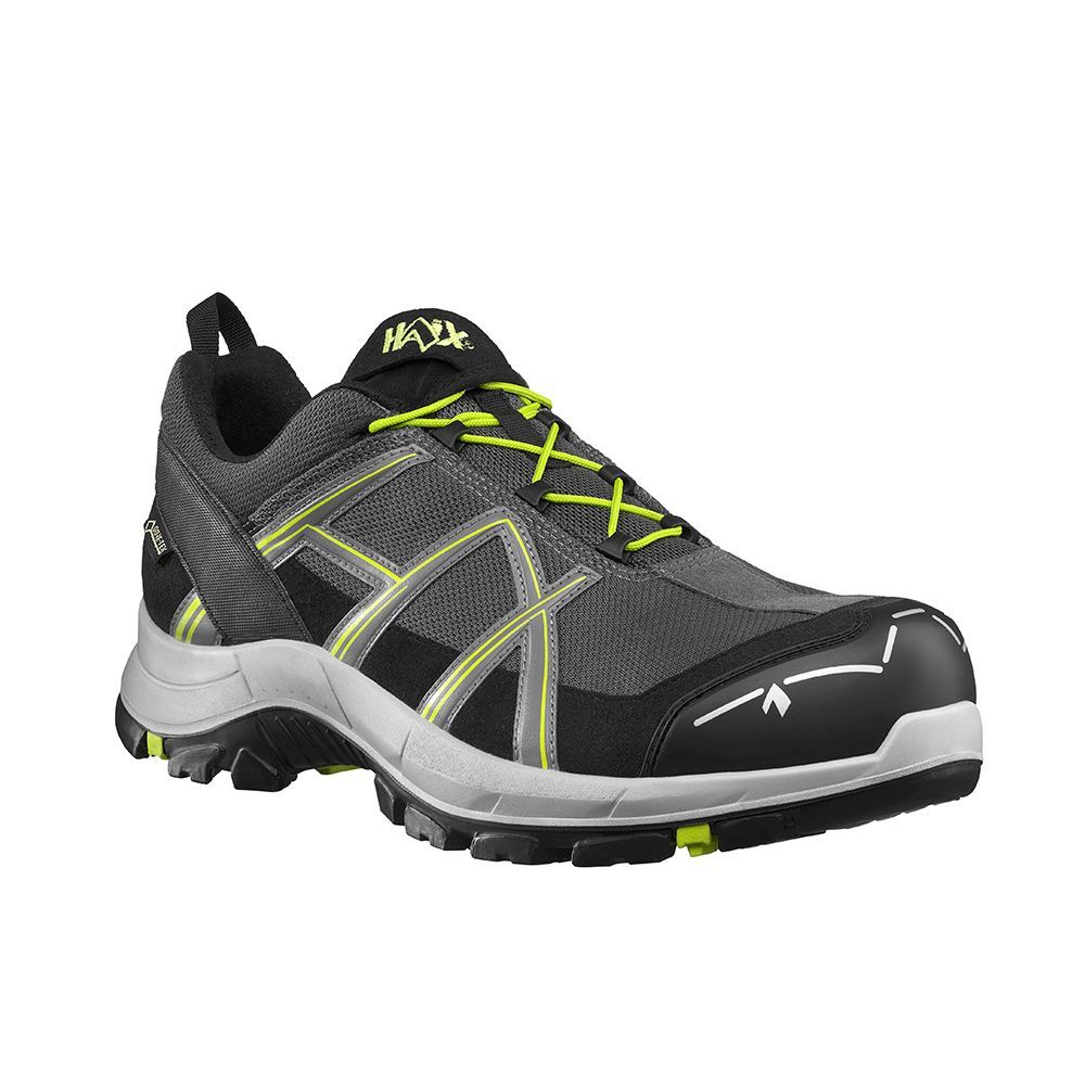 HAIX Sicherheitsschuhe BLACK EAGLE S3 Gr. 41 UK 7,5 ESD Goretex stone-citrus Safety 40.1