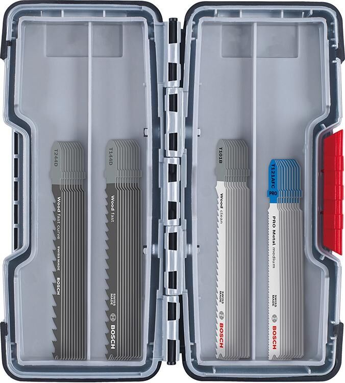 BOSCH Stichsägeblatt Set Holz/Metall Tough Box 40-teilig