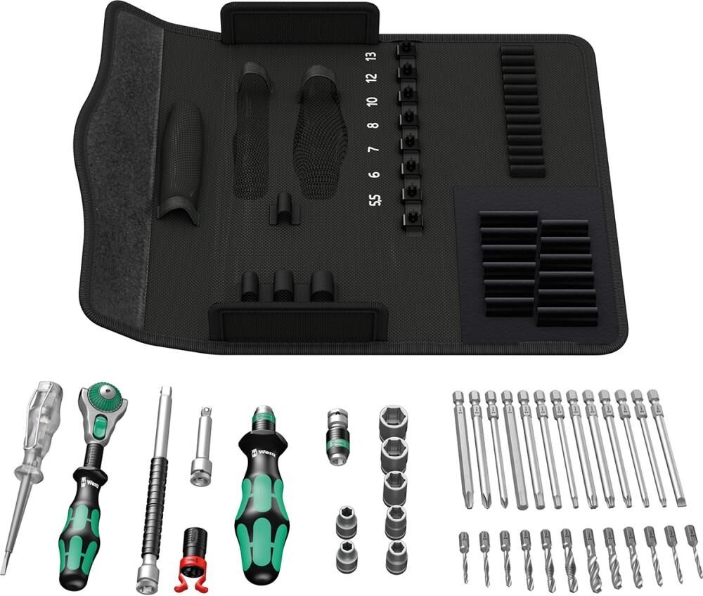 WERA Kraftform Kompakt 39-teilig M 1 für Metall