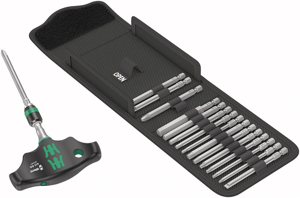 WERA Bit Set Kraftform Kompakt 17-teilig 400 RA