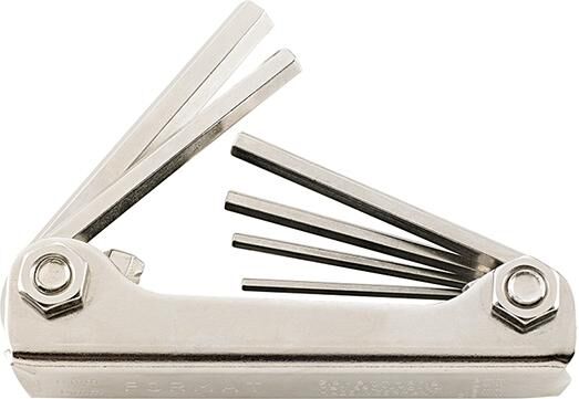 FORTIS Handklapphalter Metall 7tlg. 2,5-10mm