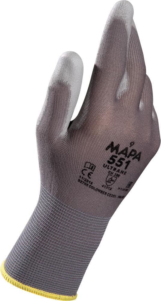 MAPA Montage-Handschuh Ultrane 551 Gr. 6 PU grau