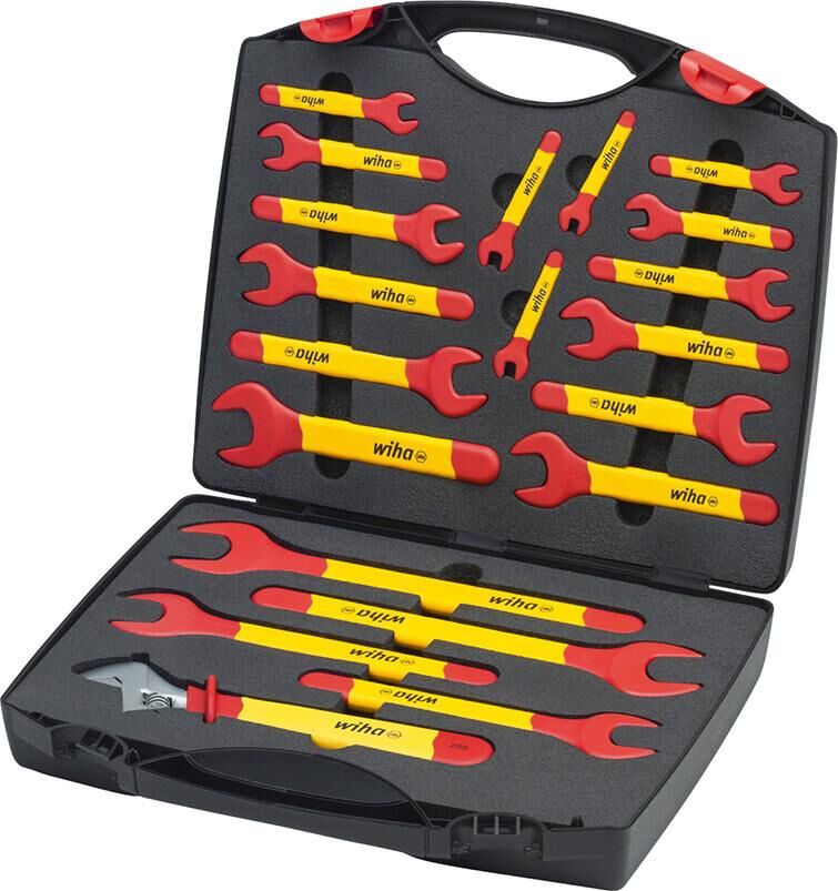 WIHA EINMAUL-GABELSCHLÜSSEL SET VDE 20tlg. 43022