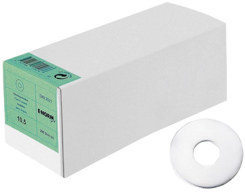 E-NORM PRO Unterlegscheiben 10,5mm A2 DIN9021