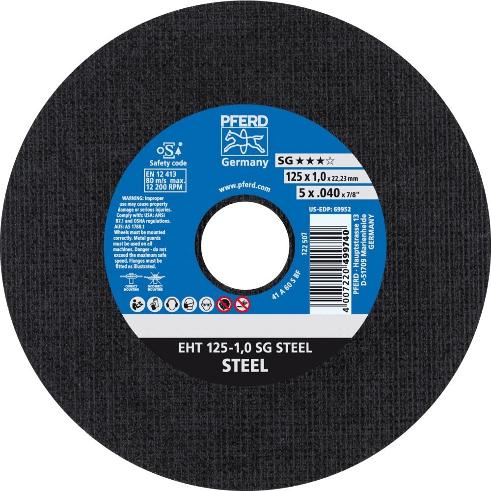 PFERD Trennscheibe A60SSG 125x1,0mm gerade