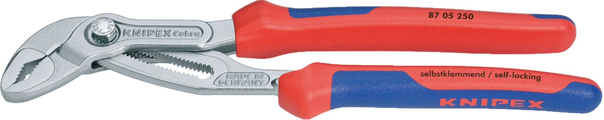 KNIPEX 87 05 300 Cobra Hightech-Wasserpumpenzange Mehrkohne-Hülle