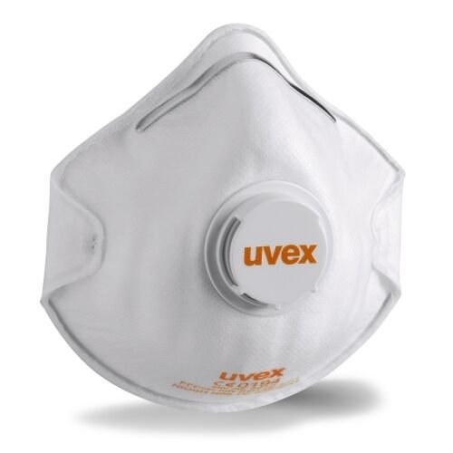 UVEX Atemschutzmaske silv-Air c 2210 FFP2 NR D Ventil VE 15 Stück 8762.210