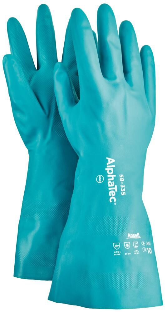 ANSELL Handschuhe AlphaTec 58-335 Nitril grün Gr. 11