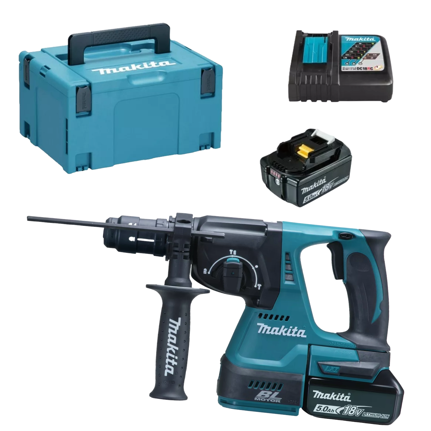 MAKITA Akku-Kombihammer 5Ah DHR243RTJ