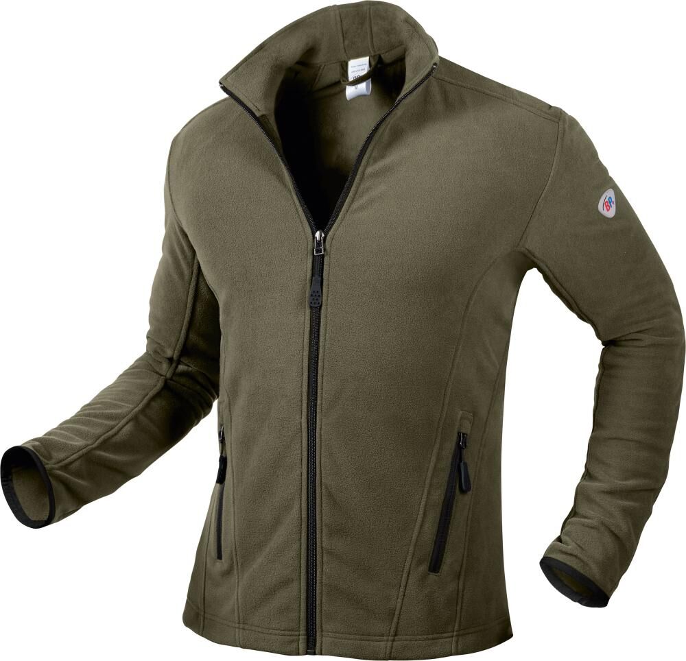 Fleecejacke Herren 1694, oliv,Gr.S