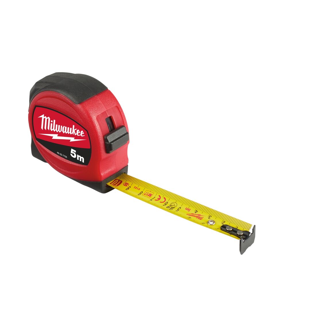 MILWAUKEE Slim Bandmaß 19mm breites Band 5m nicht magnetisch