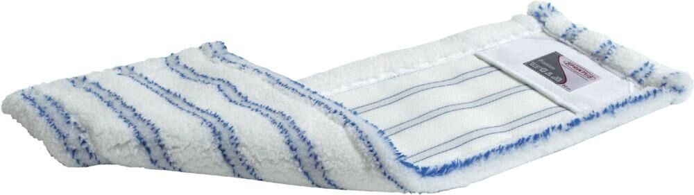 Premium-Mikrofasermopp 50cm weiß-blau