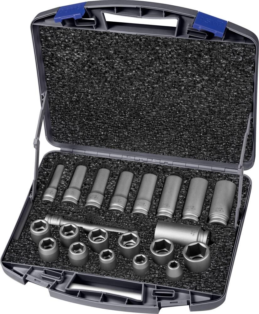ASW Kraft Steckschlüssel Set 1/2" 21-teilig