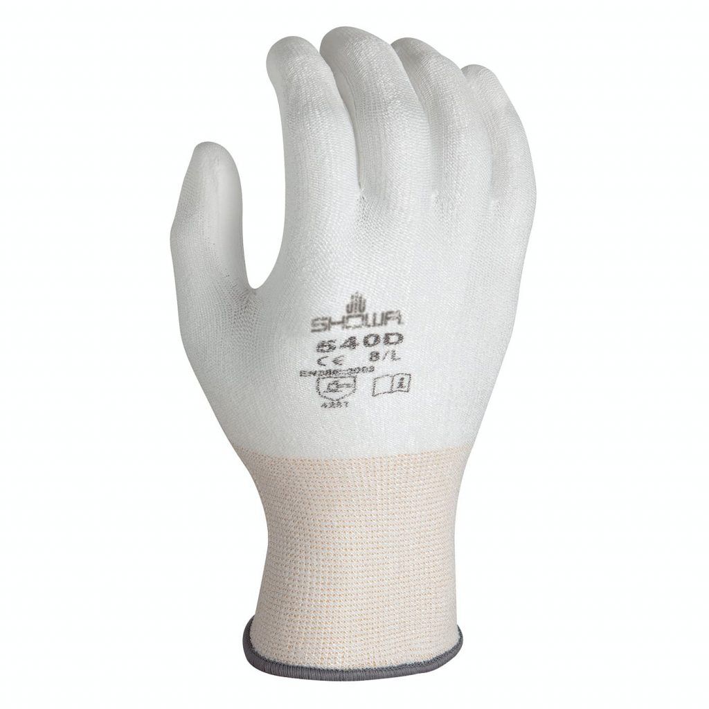 SHOWA Schnittschutzhandschuhe Gr. 8 HPPE PalFit Level 4241 weiß