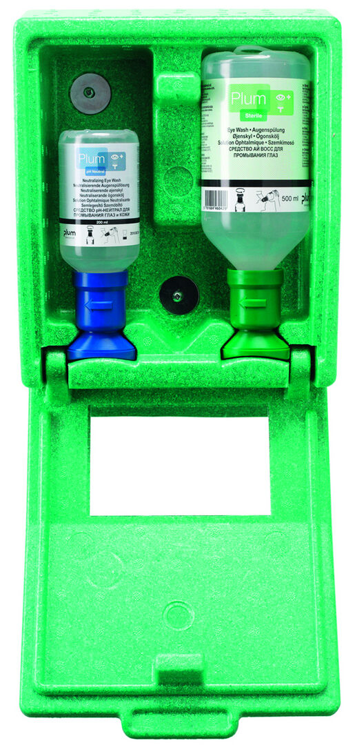 PLUM Augennotfallstation Wandbox inkl. 2 Fl. 500ml,200ml