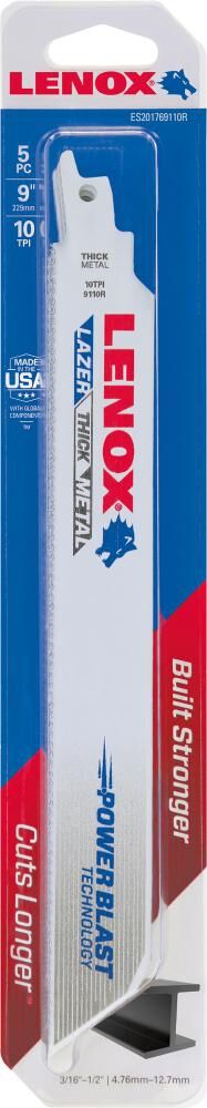 LENOX Säbelsägeblatt LAZER 5St. 229x25x1,1mm 10 Z