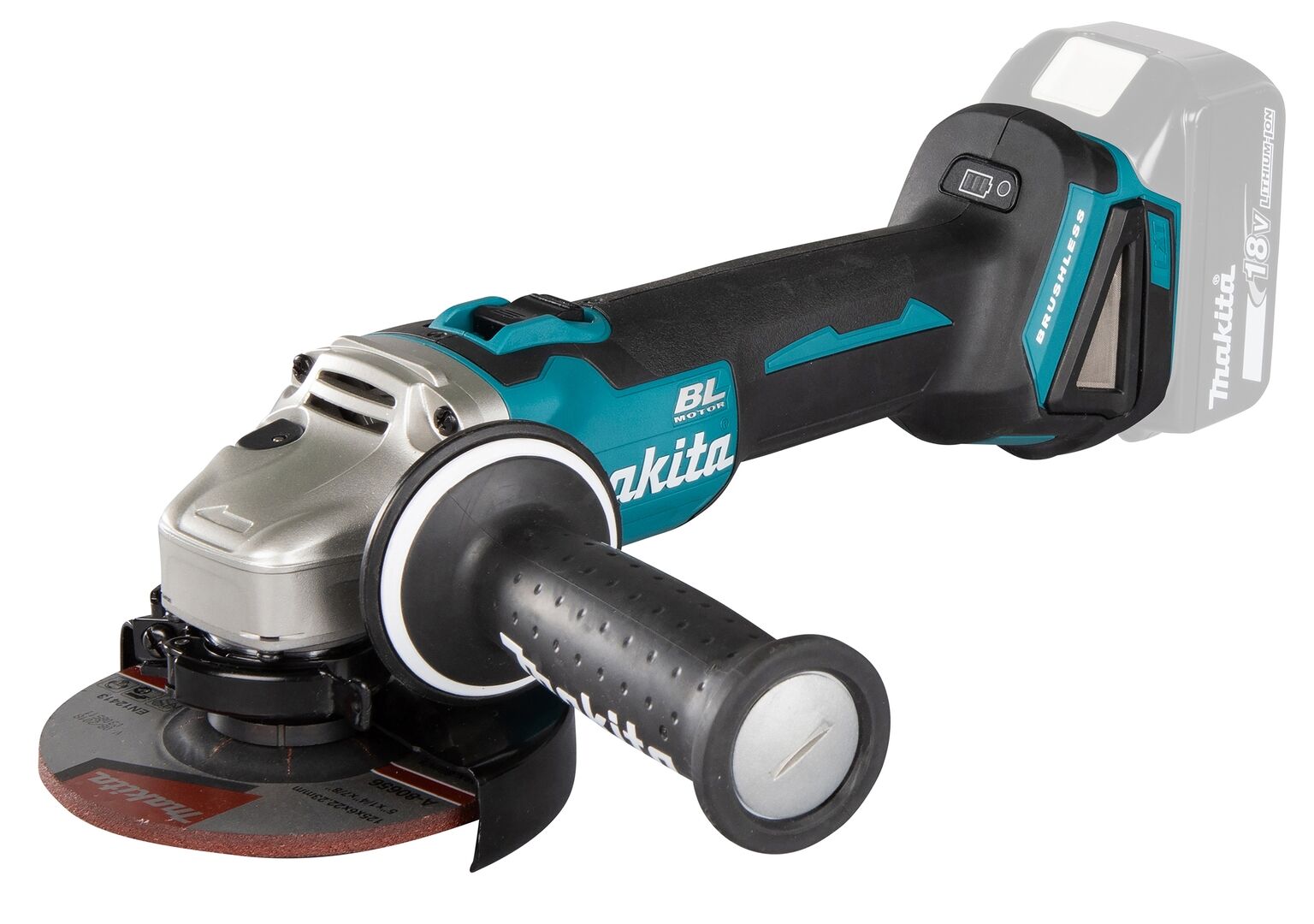 MAKITA Akku-Winkelschleifer DGA504Z 125mm ohne Akku-& Ladegerät im Karton