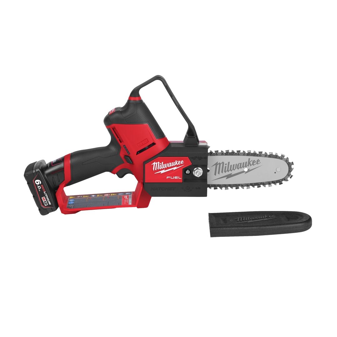 MILWAUKEE Akku-Astsäge FUEL M12FHS-602X 2x6Ah Ladegerät HD Box