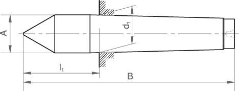 FORMAT Feste Körnerspitze WS MK 4 DIN806