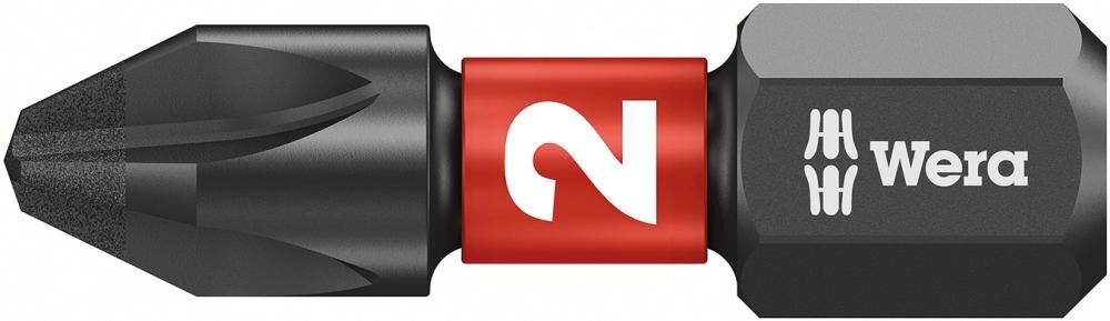 WERA Impaktor-Bit 1/4" Kreuzschlitz PH 2x25mm 10er Pack