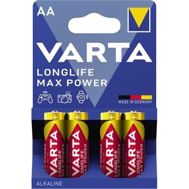 VARTA Batterie Mignon AA LR06 Max Tech 1,5V 4 Stück