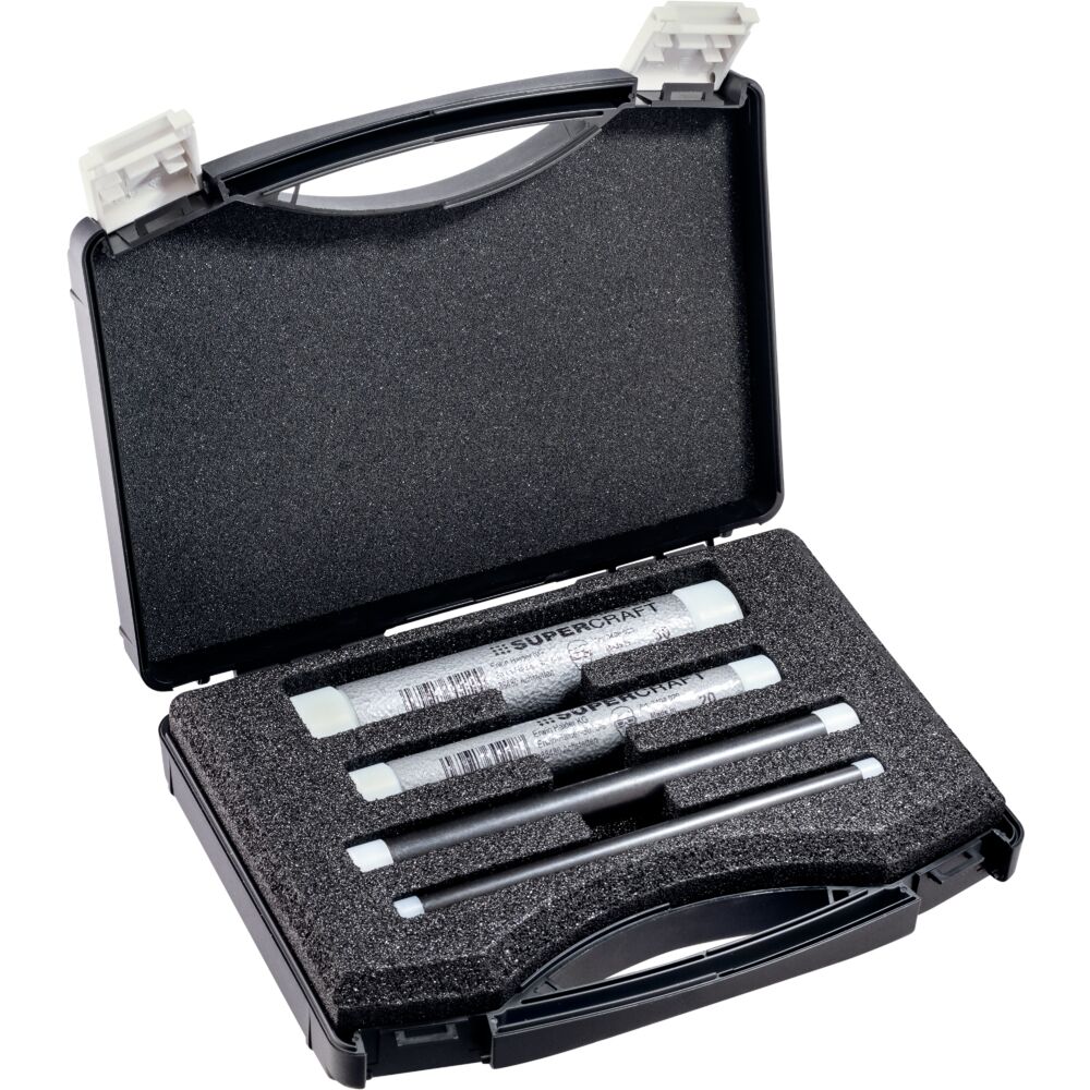 HALDER Klopfer/Durchschlag-Set 4-tlg Ø10/15/20/30mm in Kunststoff-Box