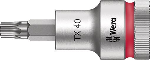 WERA Schraubendrehereinsatz 1/2" T40x60mm Haltefunktion
