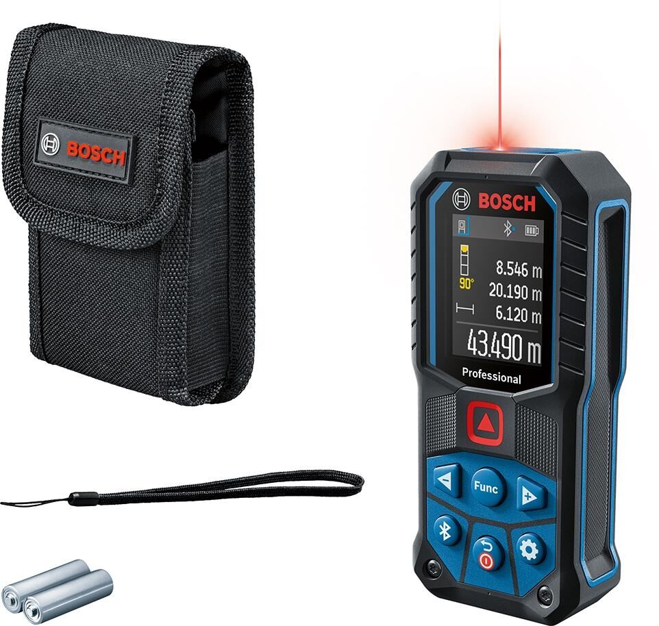 BOSCH Laser-Entfernungsmesser GLM 50-27 C Schutztasche Trageschlaufe