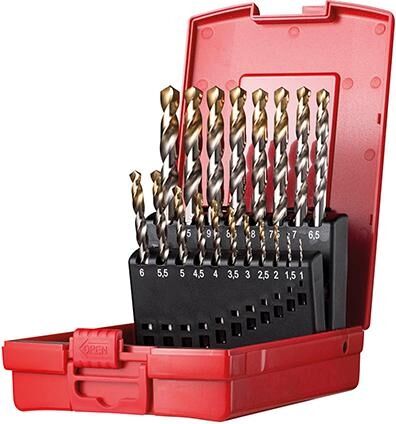 DORMER Spiralbohrer Set 1,0-10,0mm HSS TiN