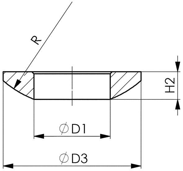 AMF Kugelscheibe M12 DIN6319C