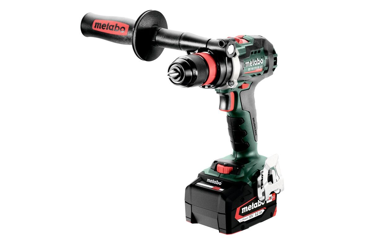 METABO Akku-Bohrschrauber BS 18 LTX BLQI 2x2Ah Ladegerät metaBOX