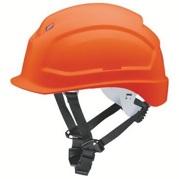 UVEX Schutzhelm pheos S-KR 9772 kurzer Schirm Drehrad orange