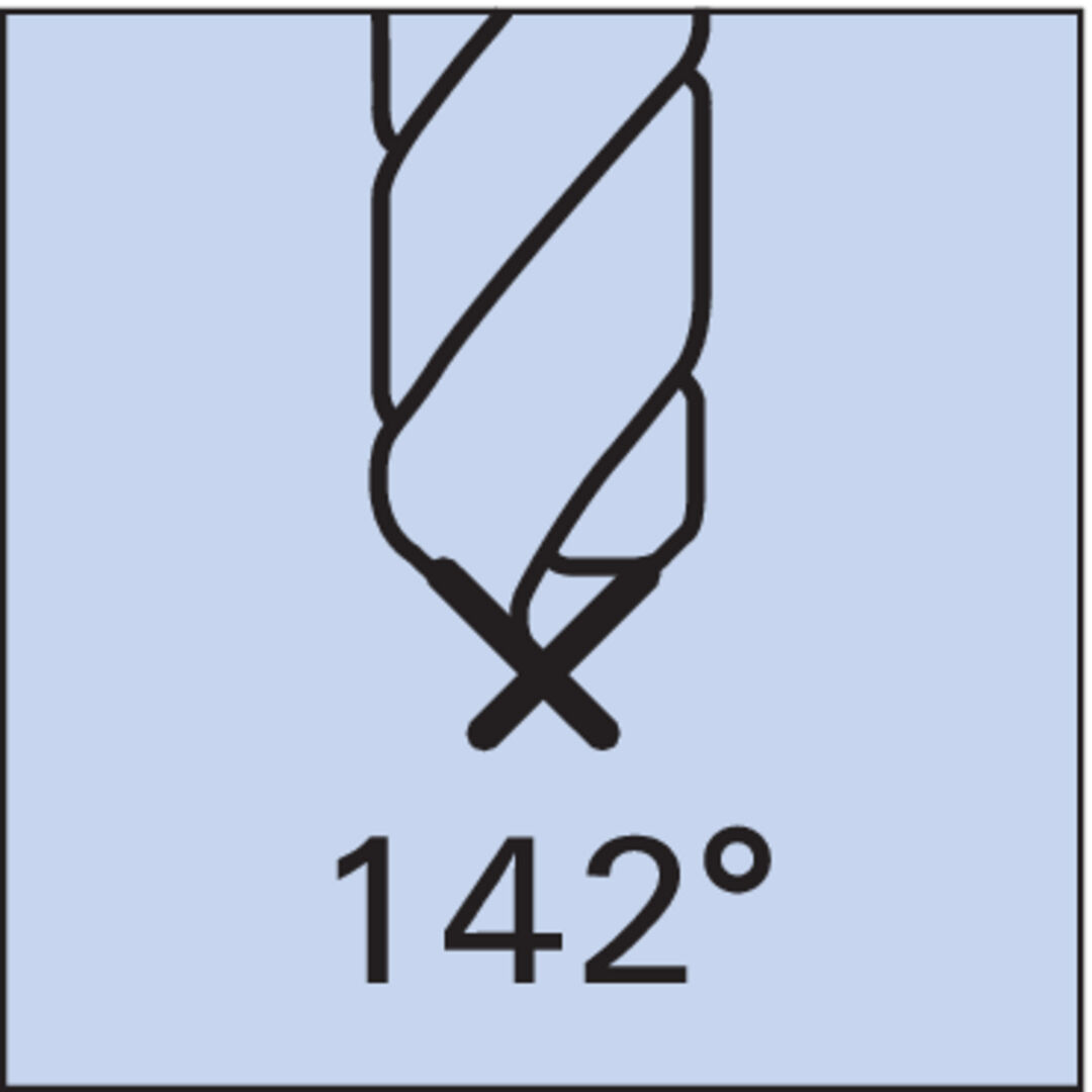 FORMAT Anbohrer NC VHM-TiALN 142 Grad DIN6535 HB 2,0mm geschliffen