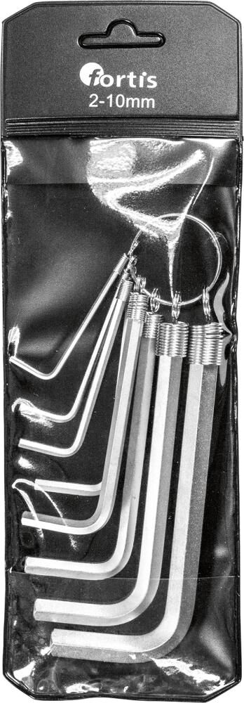 FORTIS Winkelschraubendreher-Set 8-teilig 2-10