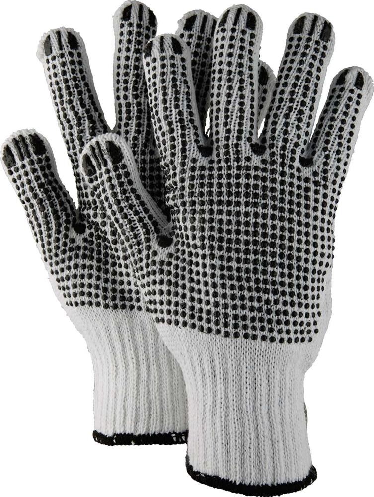 TEXXOR Strickhandsch.beidseitig genoppt PES Gr. 9