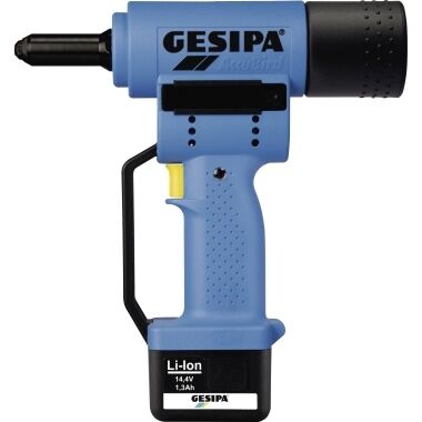 GESIPA Akku-Blindnietpistole Li-Ionen AccuBird 14,4V Ladegerät & Akku
