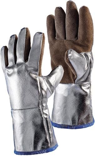 JUTEC Hitzeschutzhandschuh,Seba tanleder/Alu,5Finger,38cm
