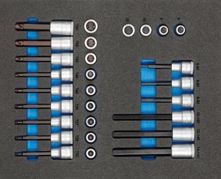 GEDORE Werkzeugset in CT-Modulen 308-teilig 2956535