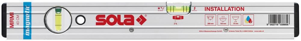 SOLA Installations-Wasserwaage MRMI 40cm