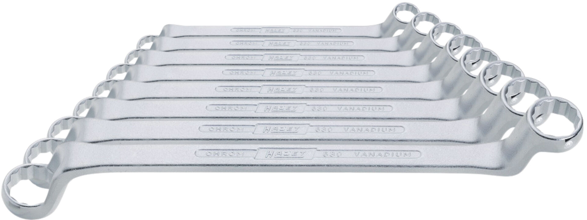 HAZET Doppel-Ringschlüssel-Set DIN838 630/12 6-32mm 12-teilig